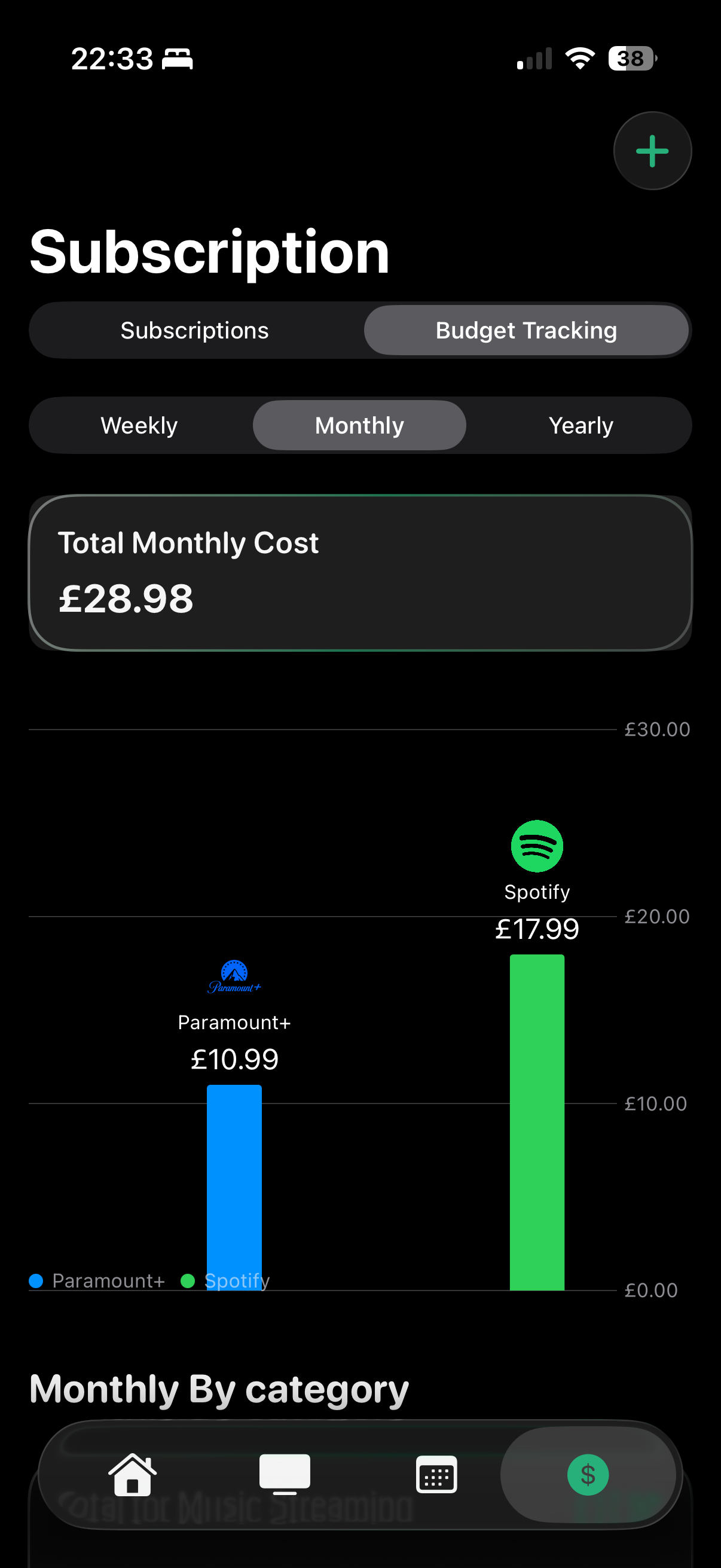 Subscriptions & recurring expenses